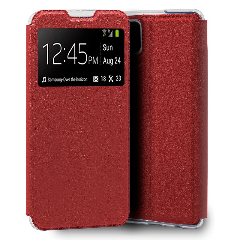 Capa Samsung Galaxy A12 Flip Cover Vermelho