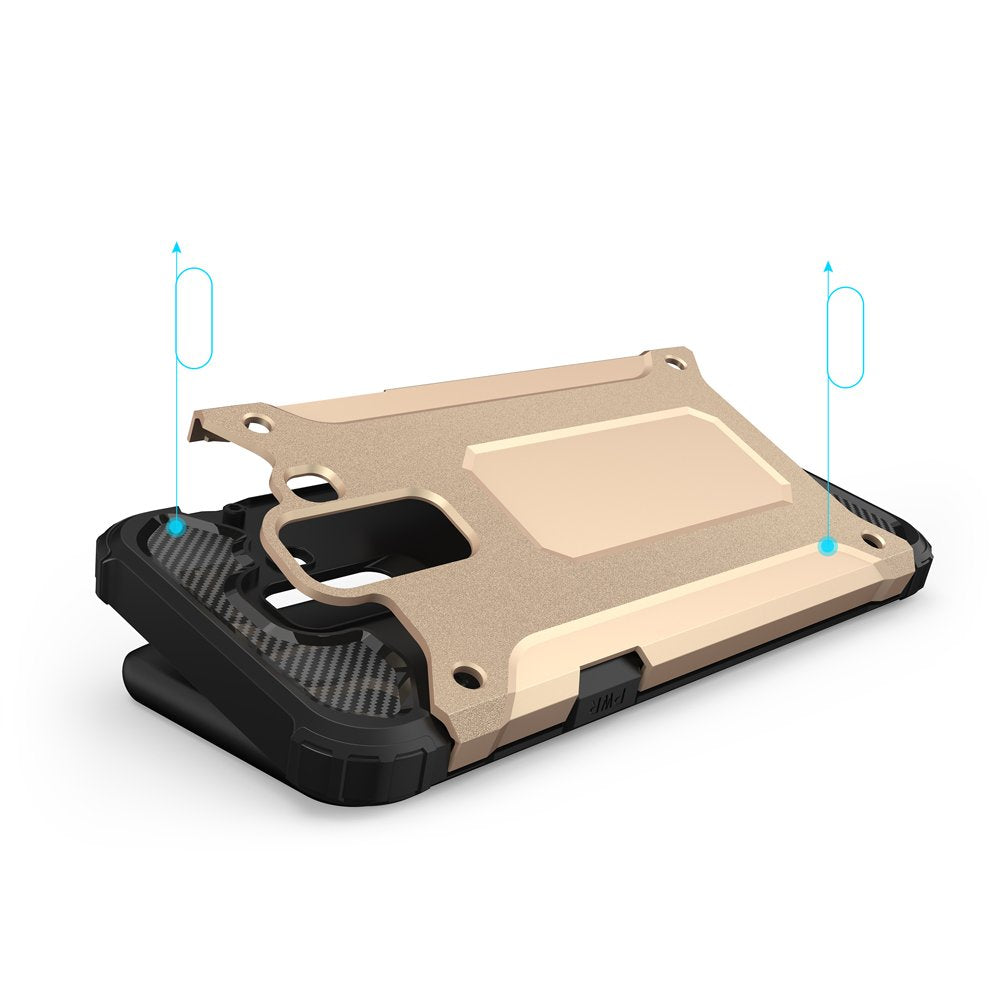 Capa Hybrid Armor Capa resistente e resistente para Samsung Galaxy A6 2018 A600 preta