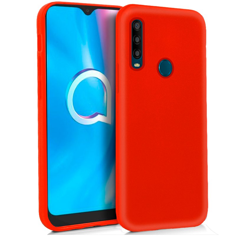 Capa Alcatel 1SE Silicone Vermelho