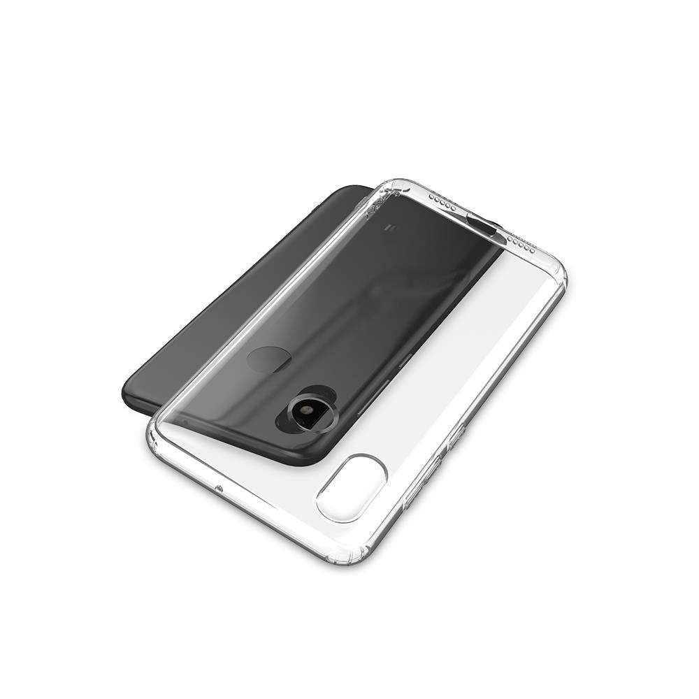 Capa iPaky Effort TPU + vidro temperado 9H para Xiaomi Mi 8 Explorer transparente