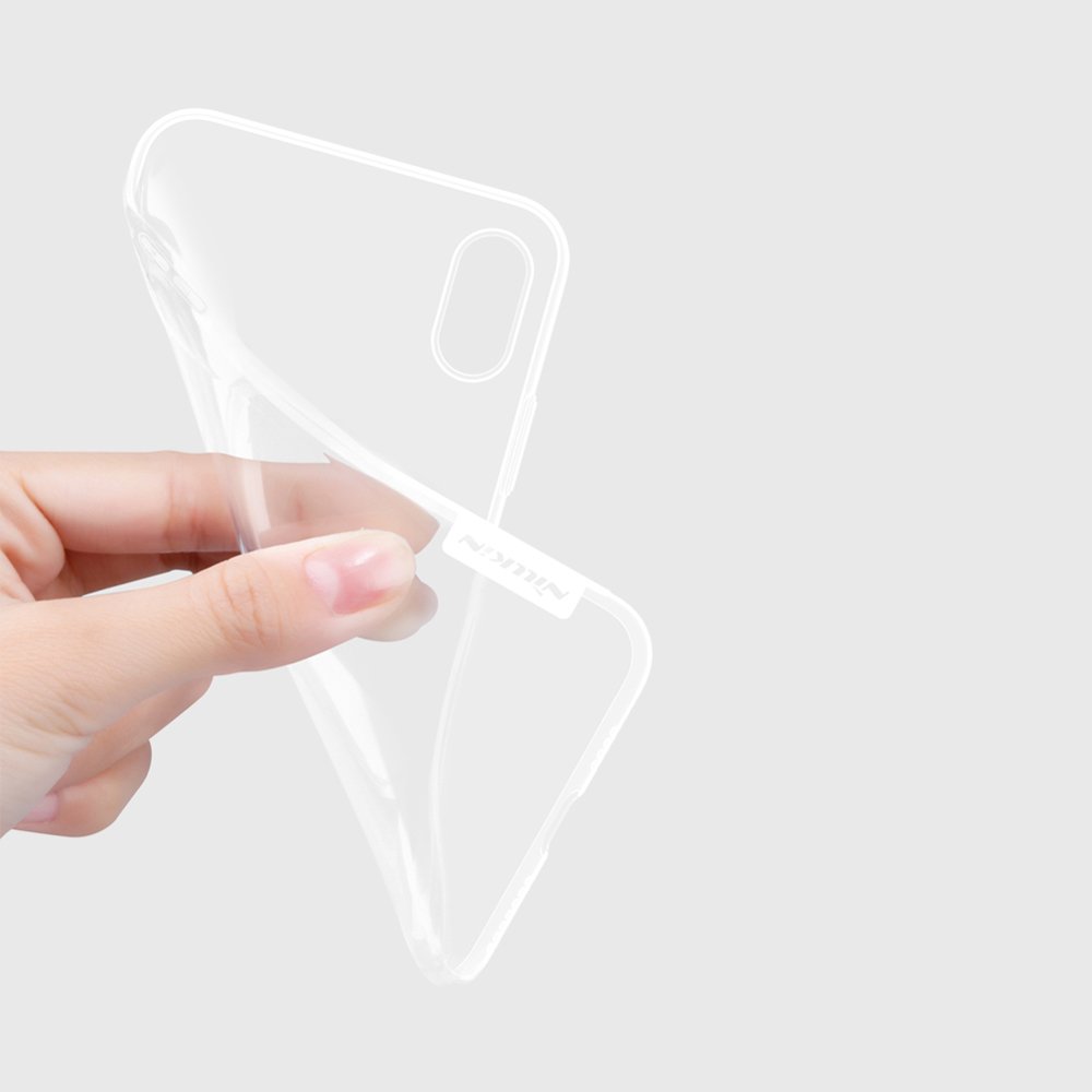 Capa Nillkin Nature TPU Gel Ultra Slim para iPhone XS Max transparente
