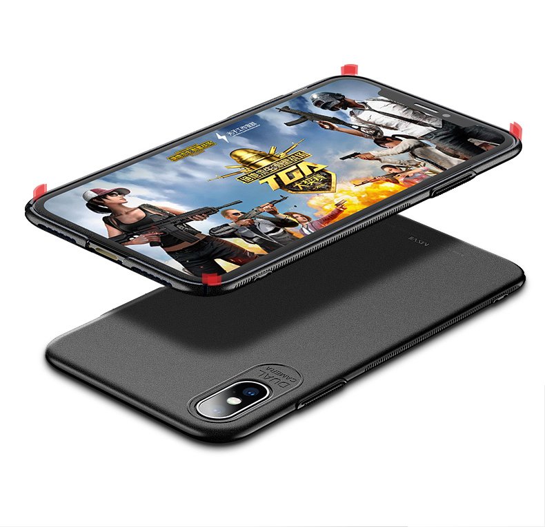 MSVII Simple Ultra-Thin Cover PC Case para iPhone XS Max vermelho