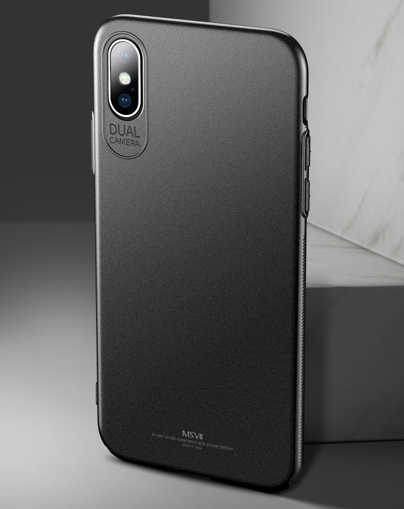 MSVII Simple Ultra-Thin Cover PC Case para iPhone XS Max vermelho