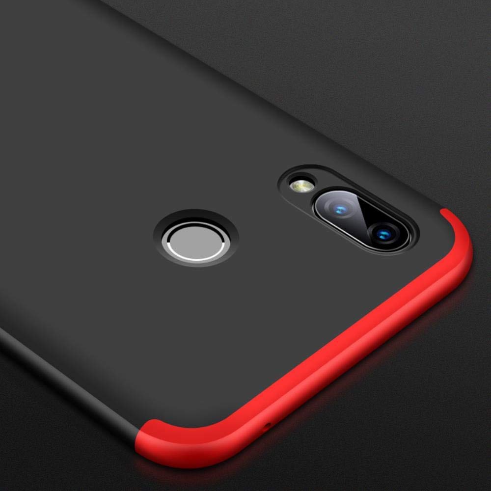 Capa de proteção GKK 360 frontal e traseira Capa de corpo inteiro Huawei Honor Play preto