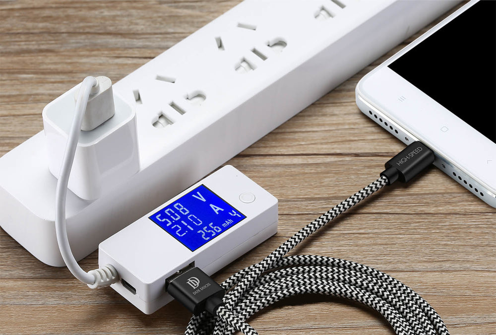 Cabo USB - micro USB da série Dux Ducis K-ONE 2.1A 025M preto