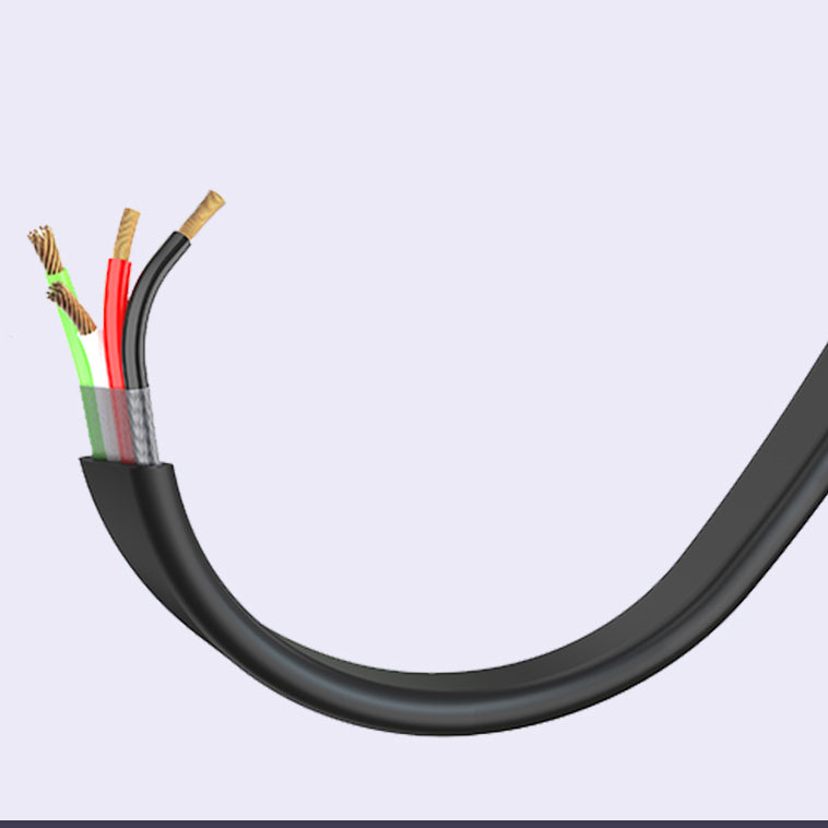 Proda Fenche série PD-B17m cabo USB plano - micro USB 3A 1M preto