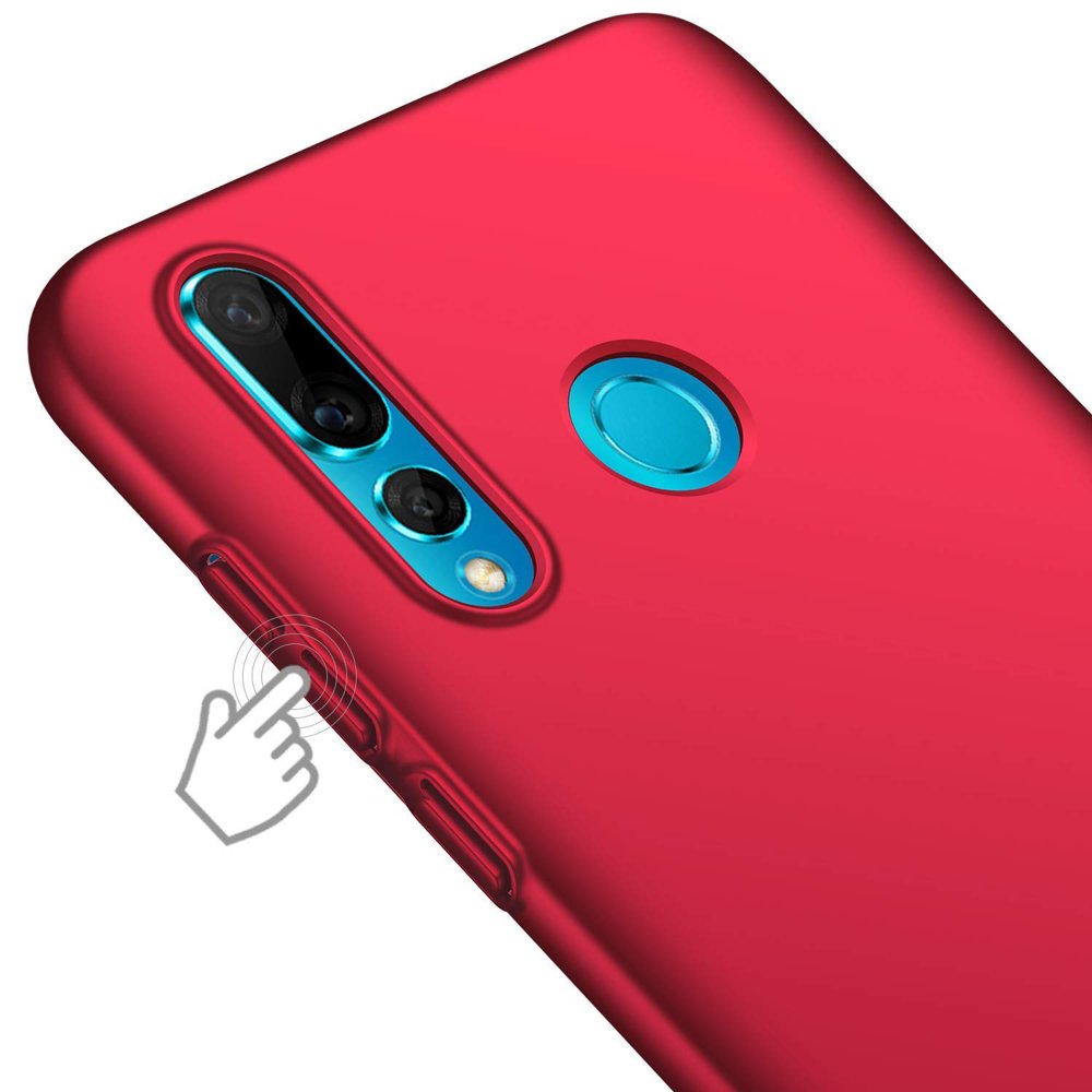 MSVII Simple Ultra-Thin Cover PC Case para Huawei P Smart Plus vermelho