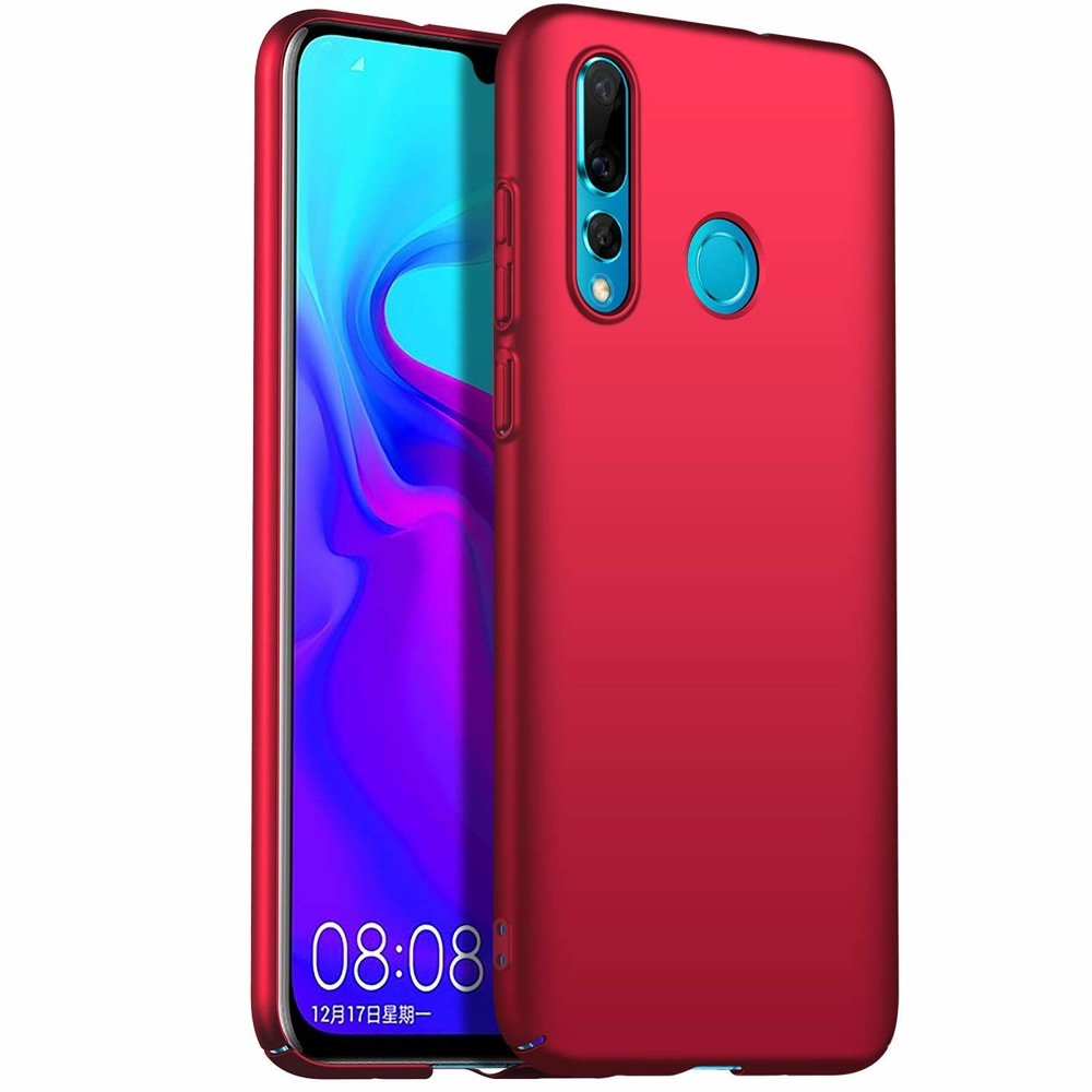 MSVII Simple Ultra-Thin Cover PC Case para Huawei P Smart Plus vermelho