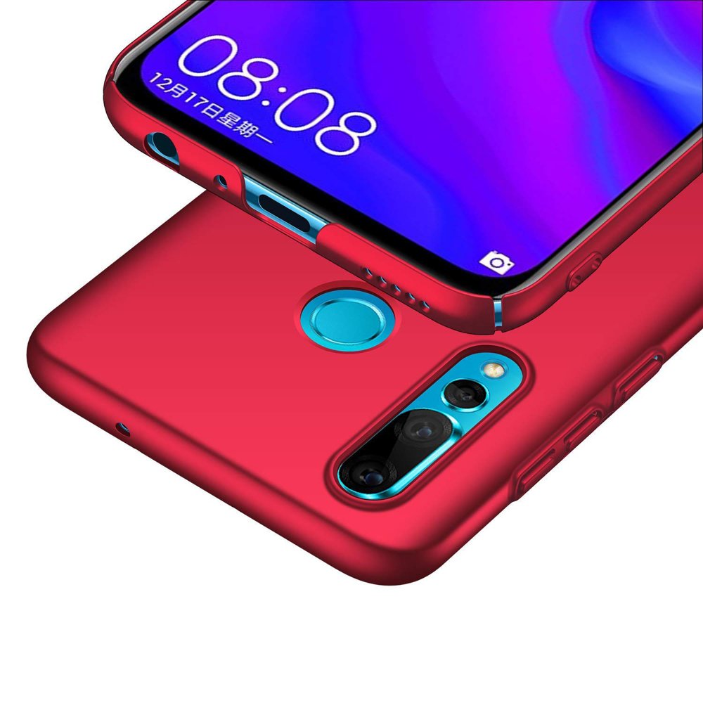 MSVII Simple Ultra-Thin Cover PC Case para Huawei P Smart Plus vermelho