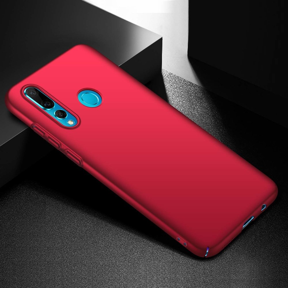 MSVII Simple Ultra-Thin Cover PC Case para Huawei P Smart Plus vermelho