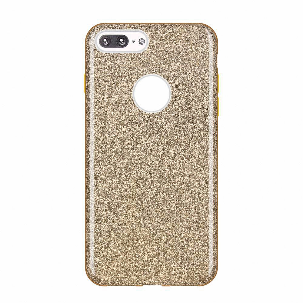 Capa Wozinsky Glitter brilhante para iPhone 8 Plus - iPhone 7 Plus dourado