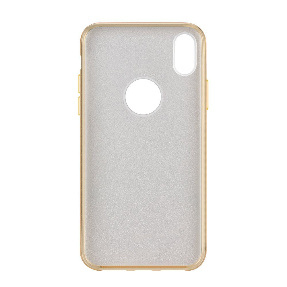 Capa brilhante Wozinsky com brilho para iPhone XR dourado