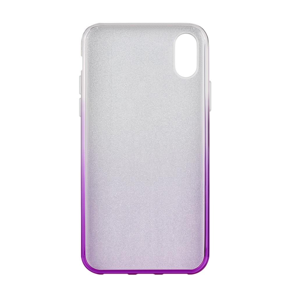 Capa brilhante Wozinsky para iPhone XS Max roxo