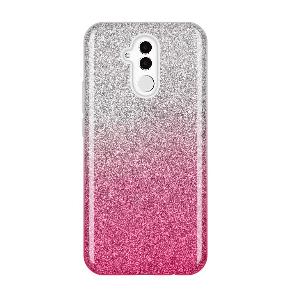 Capa brilhante Wozinsky com brilho para Huawei Mate 20 Lite rosa