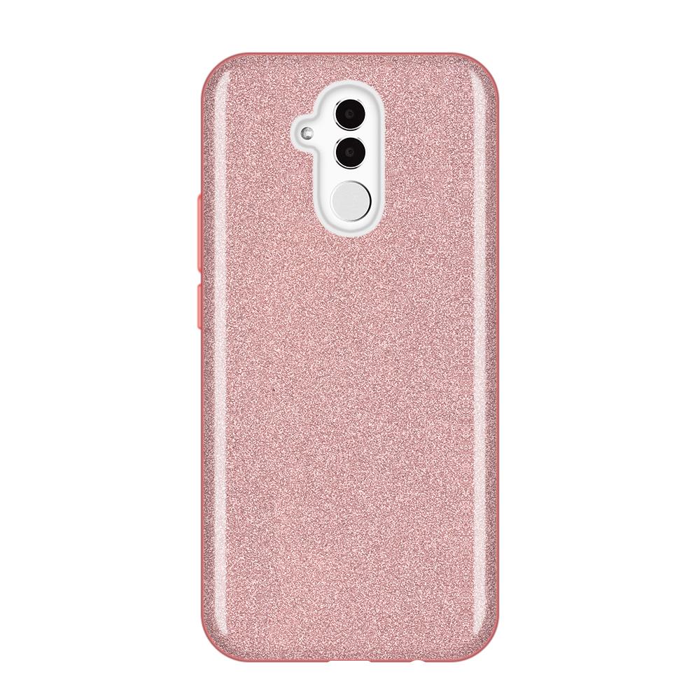Capa brilhante Wozinsky com brilho para Huawei Mate 20 Lite rosa claro
