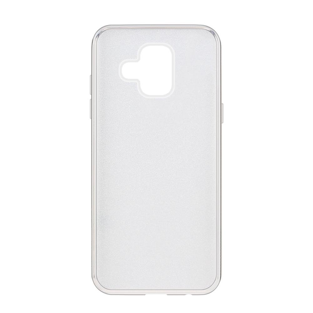 Capa Wozinsky Glitter brilhante para Samsung Galaxy A6 2018 A600 prata