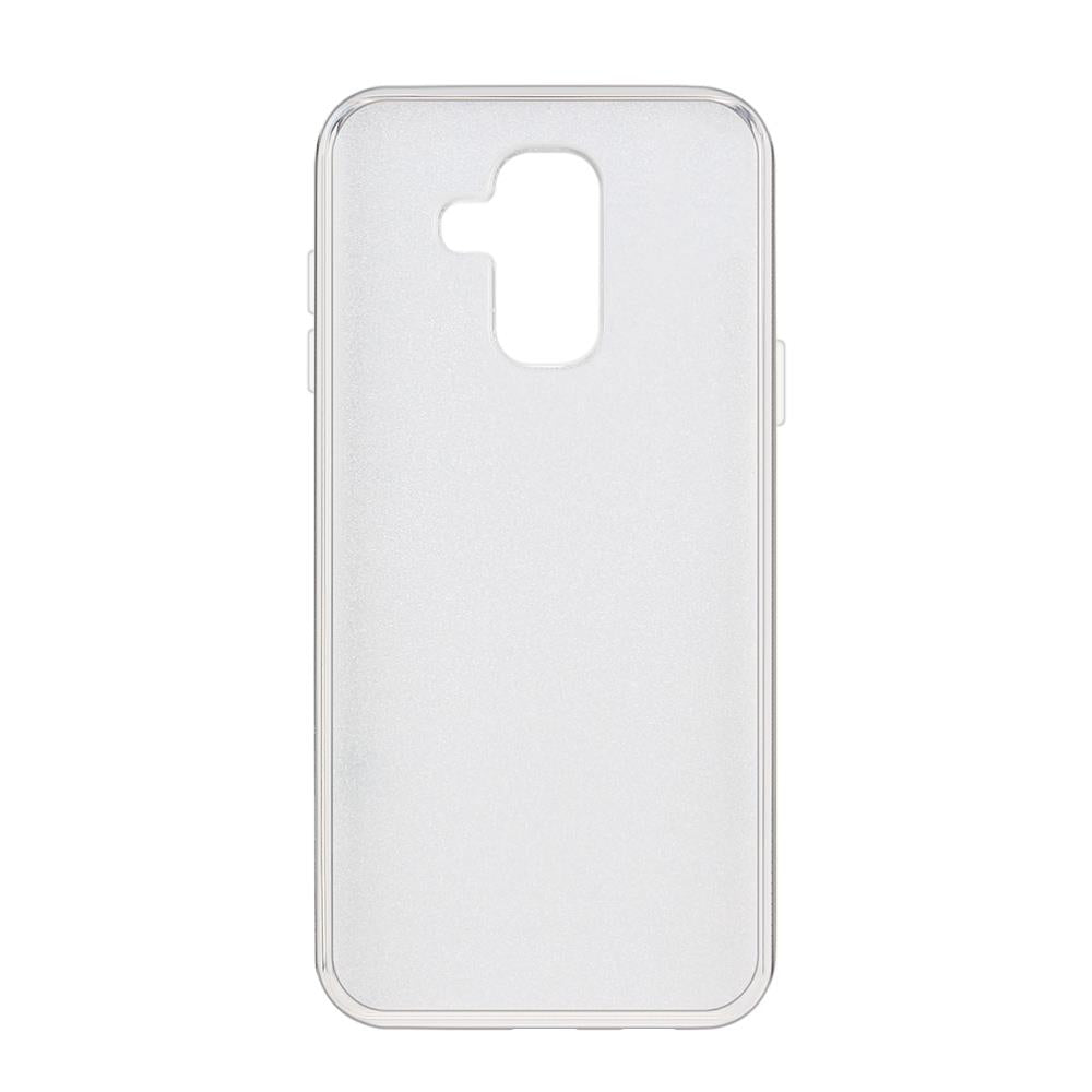 Capa Wozinsky Glitter brilhante para Samsung Galaxy A6 Plus 2018 A605 prata