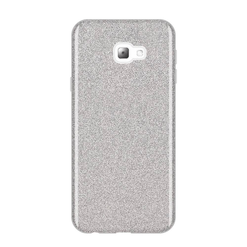 Capa Wozinsky Glitter brilhante para Samsung Galaxy J4 Plus 2018 J415 prata