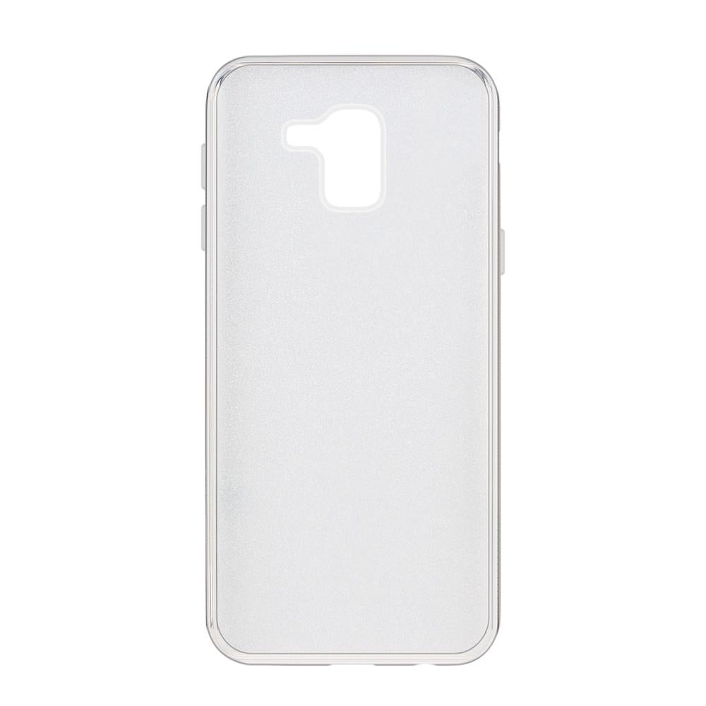 Capa Wozinsky Glitter brilhante para Samsung Galaxy J6 2018 J600 prata