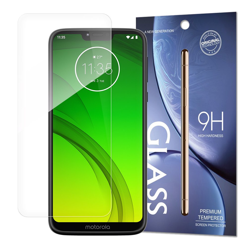 Protetor de tela de vidro temperado 9H para Motorola Moto G7 Power