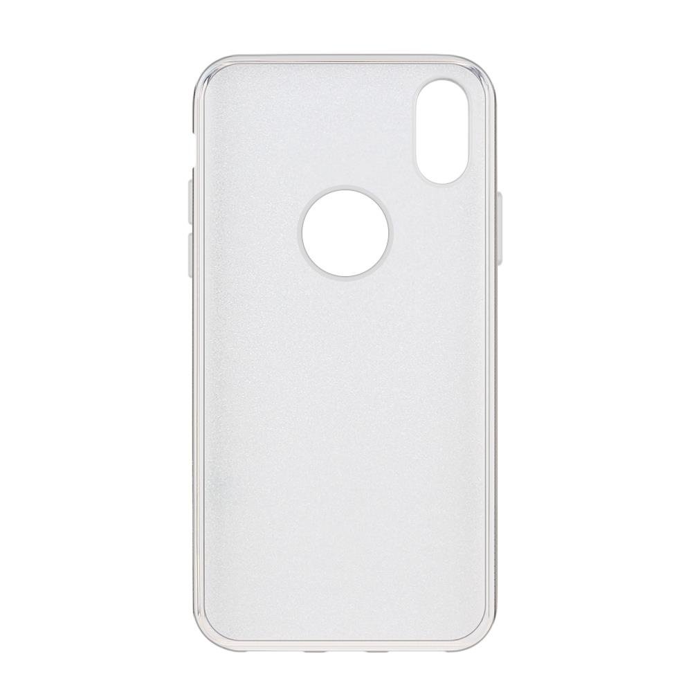 Capa brilhante Wozinsky com brilho para Huawei Y7 2019 - Y7 Prime 2019 prata