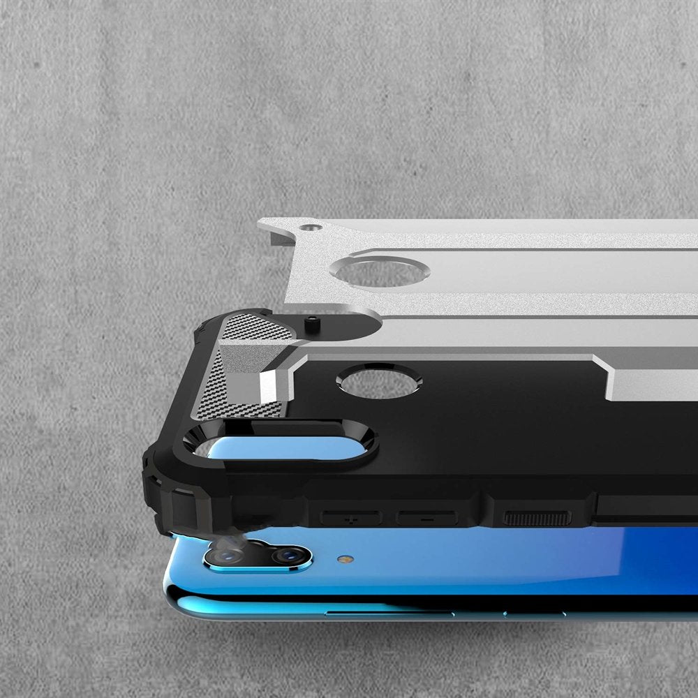 Capa Hybrid Armor Capa resistente e resistente para Huawei Y6 2019 - Huawei Y6s 2019 azul