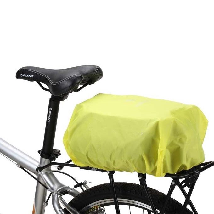 Capa impermeável universal para chuva Wozinsky para bolsa de bicicleta ou mochila verde (WBB5YW)
