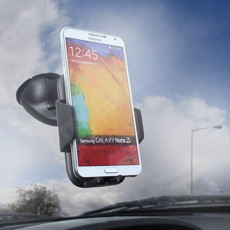 Suporte universal de telefone para carro painel pára-brisa suporte para carro para smartphone preto