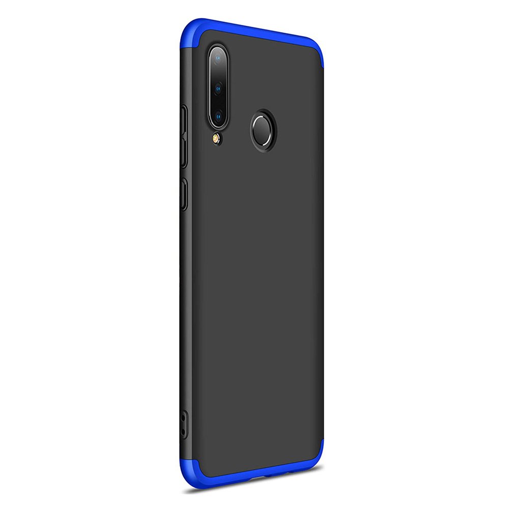 GKK 360 Protection Case Front e Back Case Cover Full Body Huawei P30 Lite preto-azul