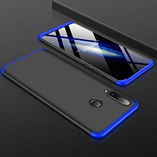 GKK 360 Protection Case Front e Back Case Cover Full Body Huawei P30 Lite preto-azul