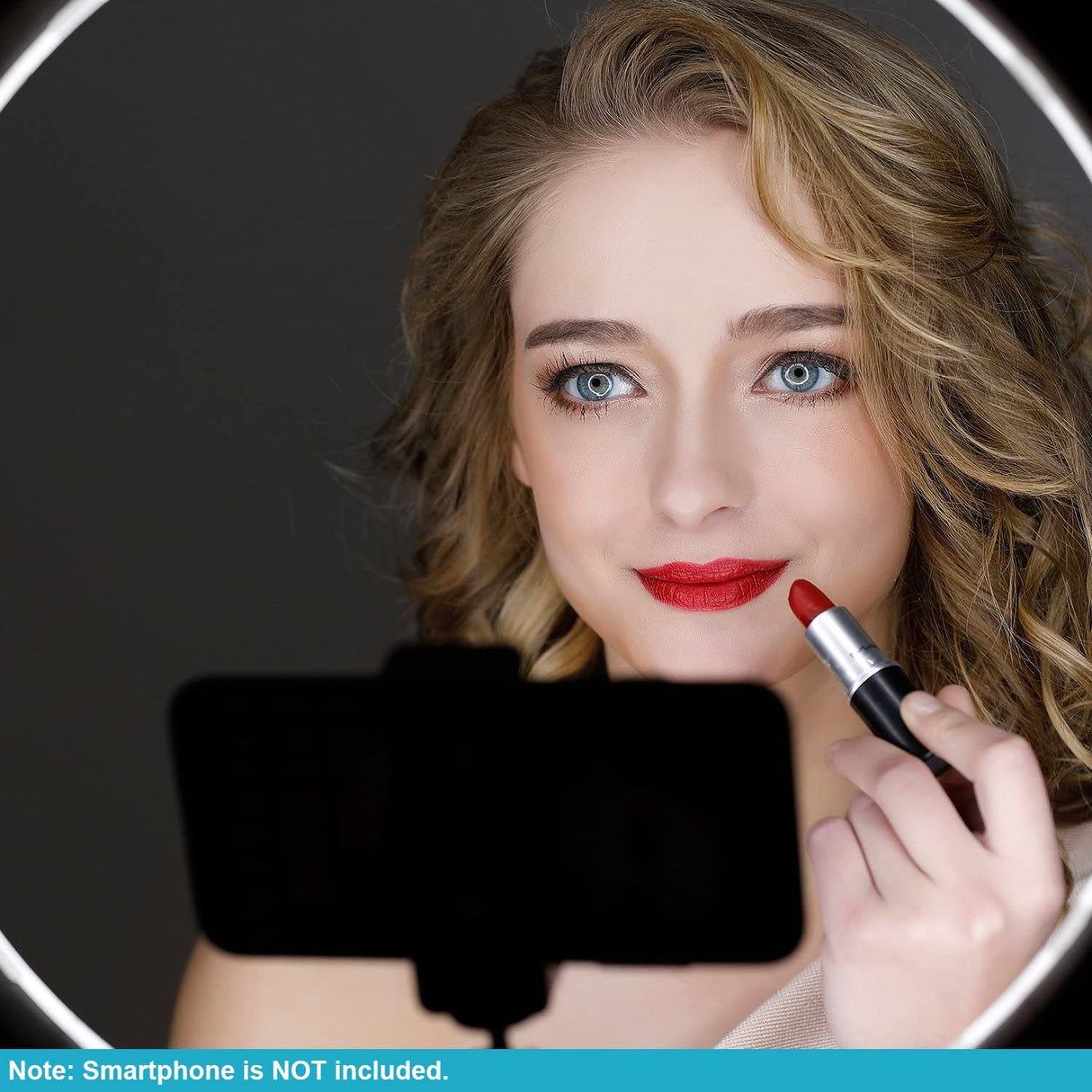 Anel de Luz LED Ring Light 36W 5500k com Tripé Comando Bluetooth