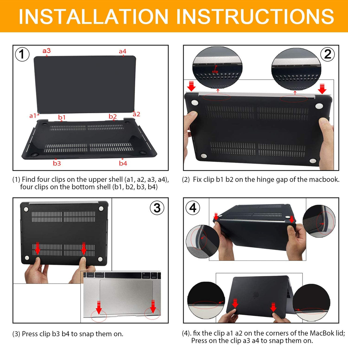 Capa para MacBook Pro 13" com Protetor de Teclado + Adaptador USB-C