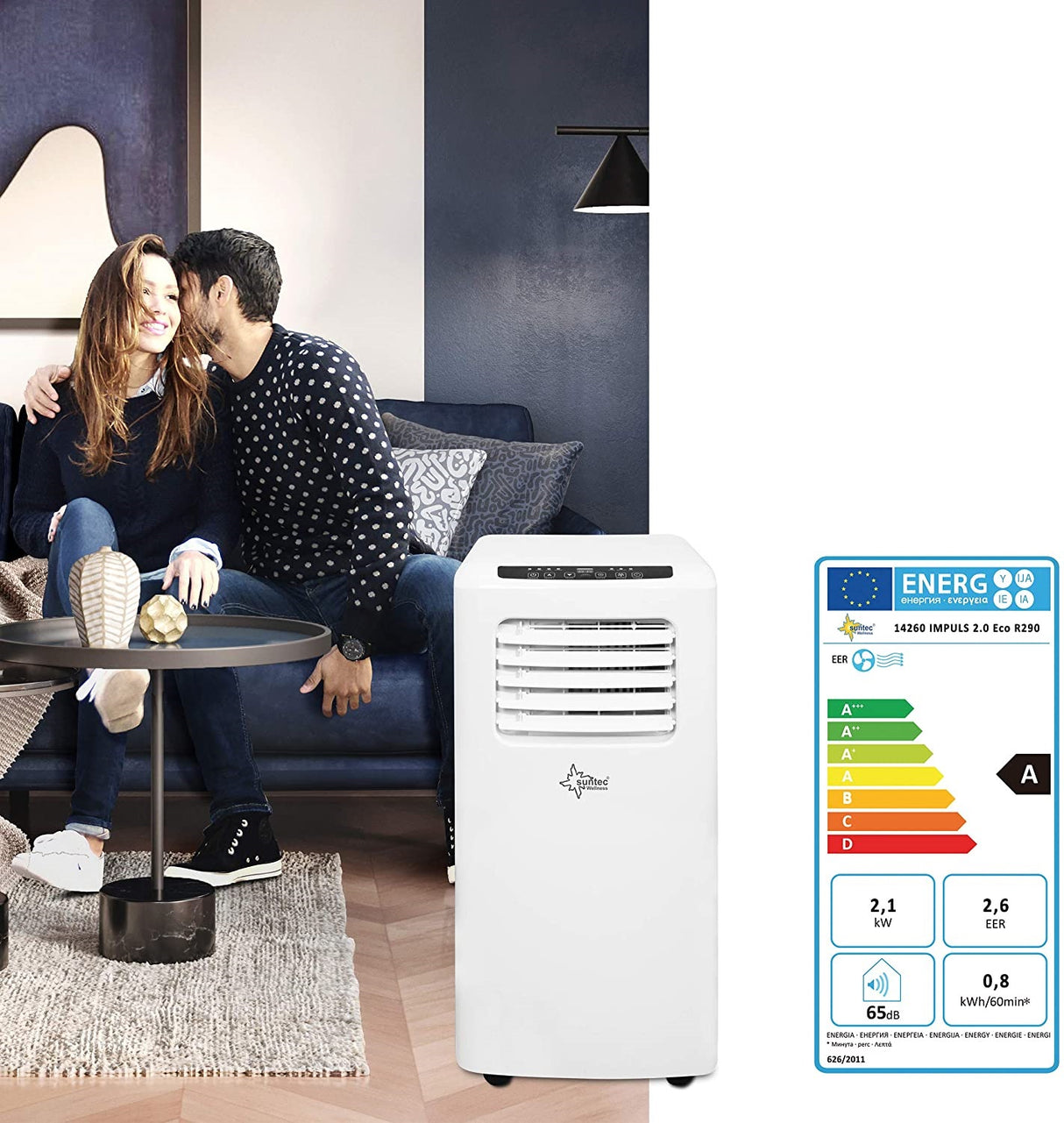 Ar Condicionado Portátil IMPULS 2.0 Eco R290 - 7000 BTU