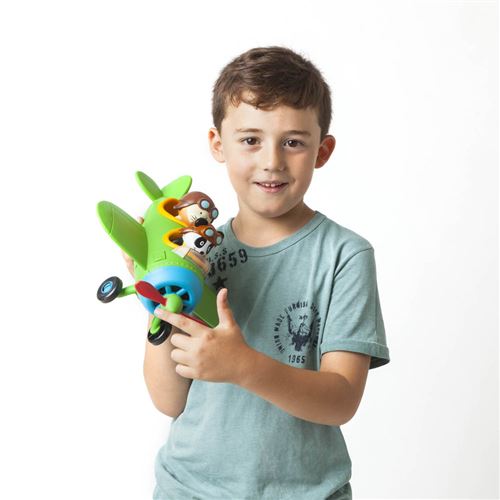 Panda Avião Com Figuras