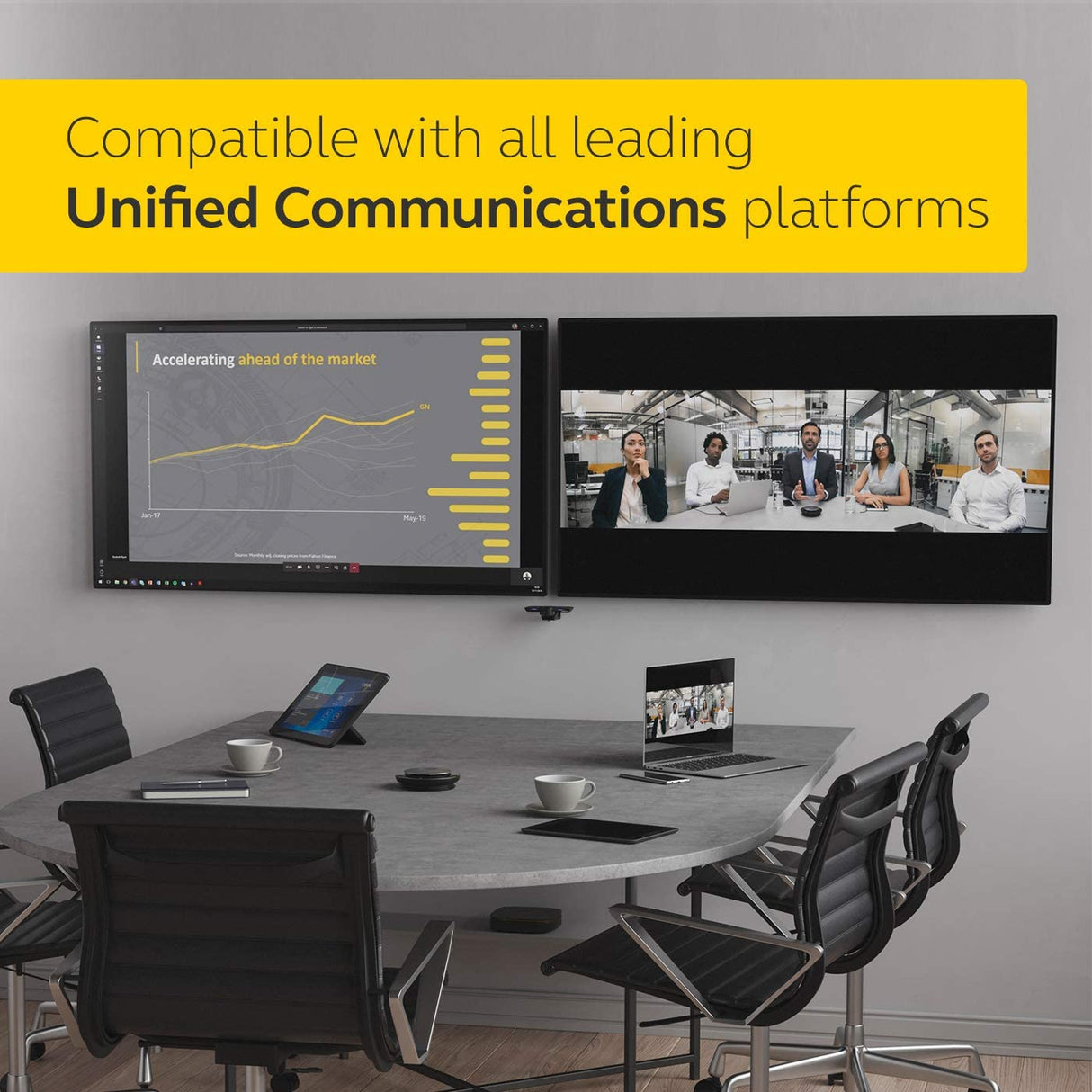 Jabra PanaCast 4K Câmara panorâmica de videoconferência