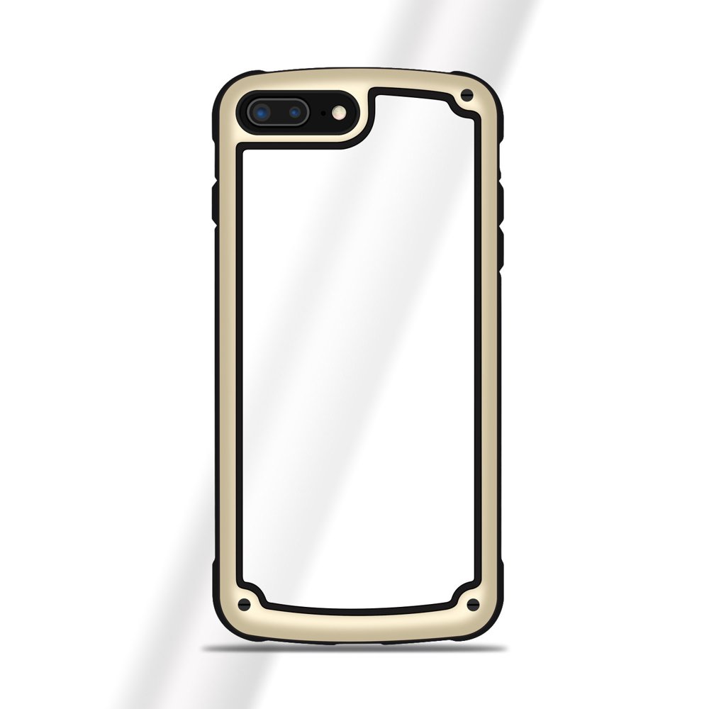 Capa Solid Frame para PC com proteção de TPU para Huawei Mate 20 Lite dourado