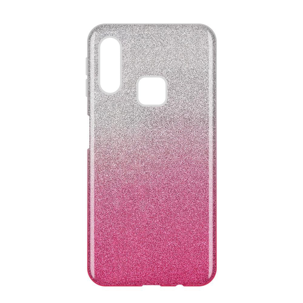 Capa Wozinsky Glitter brilhante para Samsung Galaxy A40 rosa