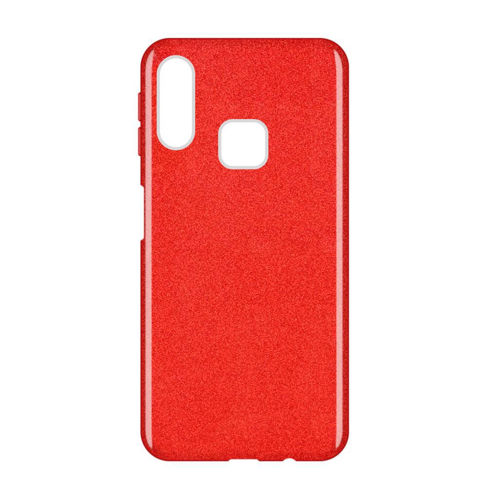 Capa brilhante Wozinsky com brilho para Samsung Galaxy A40 vermelho