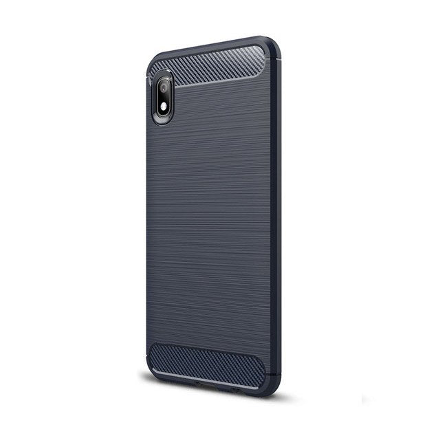 Capa carbono Capa flexível de TPU para Xiaomi Redmi 7A azul