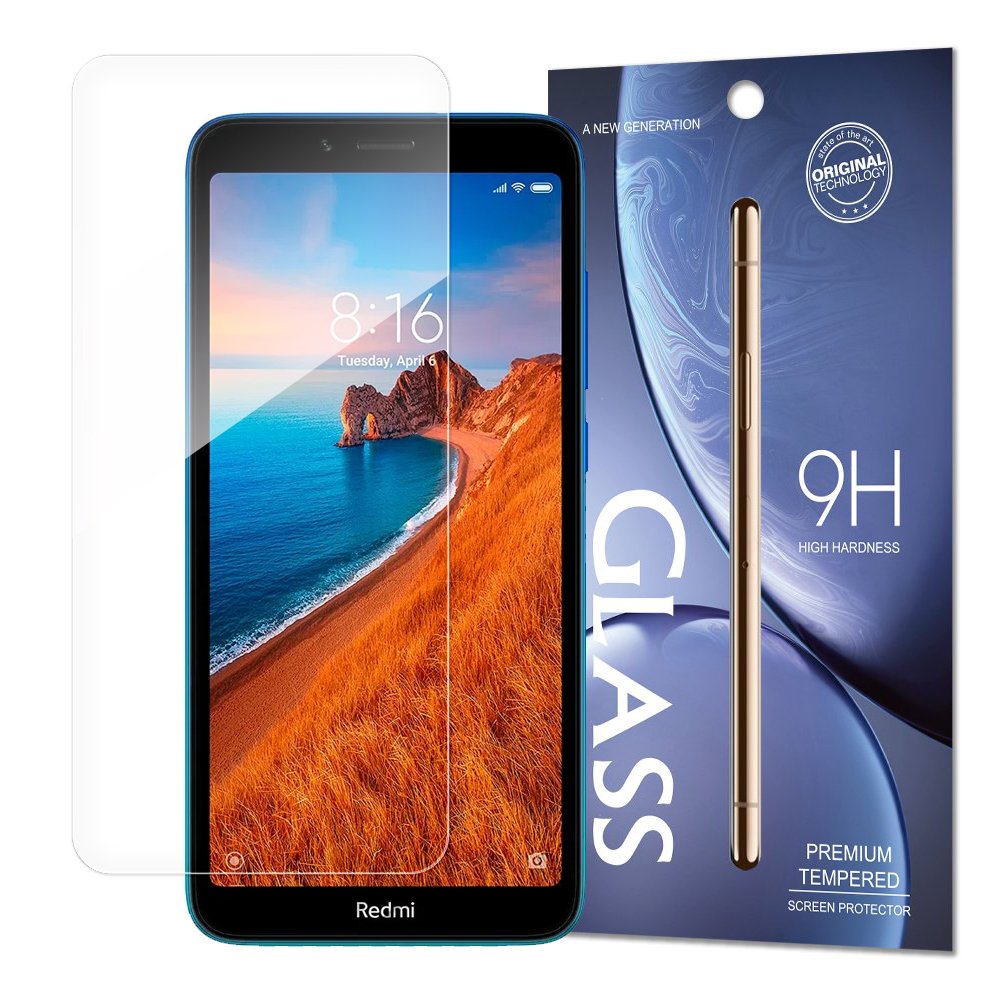 Protetor de tela de vidro temperado 9H para Xiaomi Redmi 7A