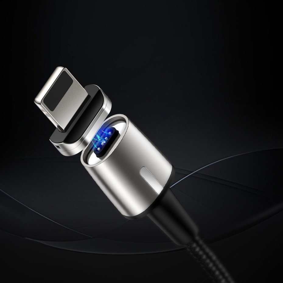 Baseus adaptador de plugue de zinco para cabo USB micro USB magnético (CAMXC-E)