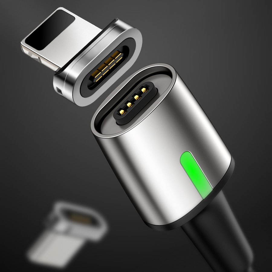 Baseus adaptador de plugue de zinco para cabo USB micro USB magnético (CAMXC-E)
