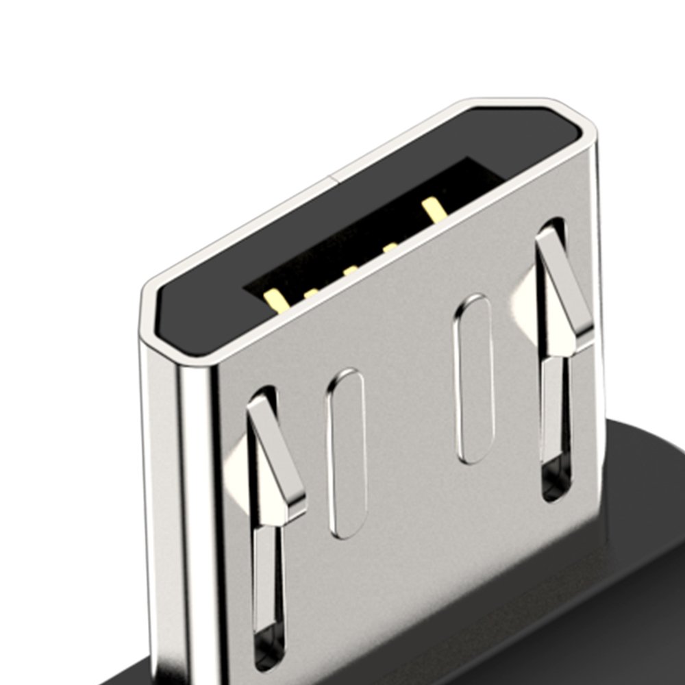 Baseus adaptador de plugue de zinco para cabo USB micro USB magnético (CAMXC-E)