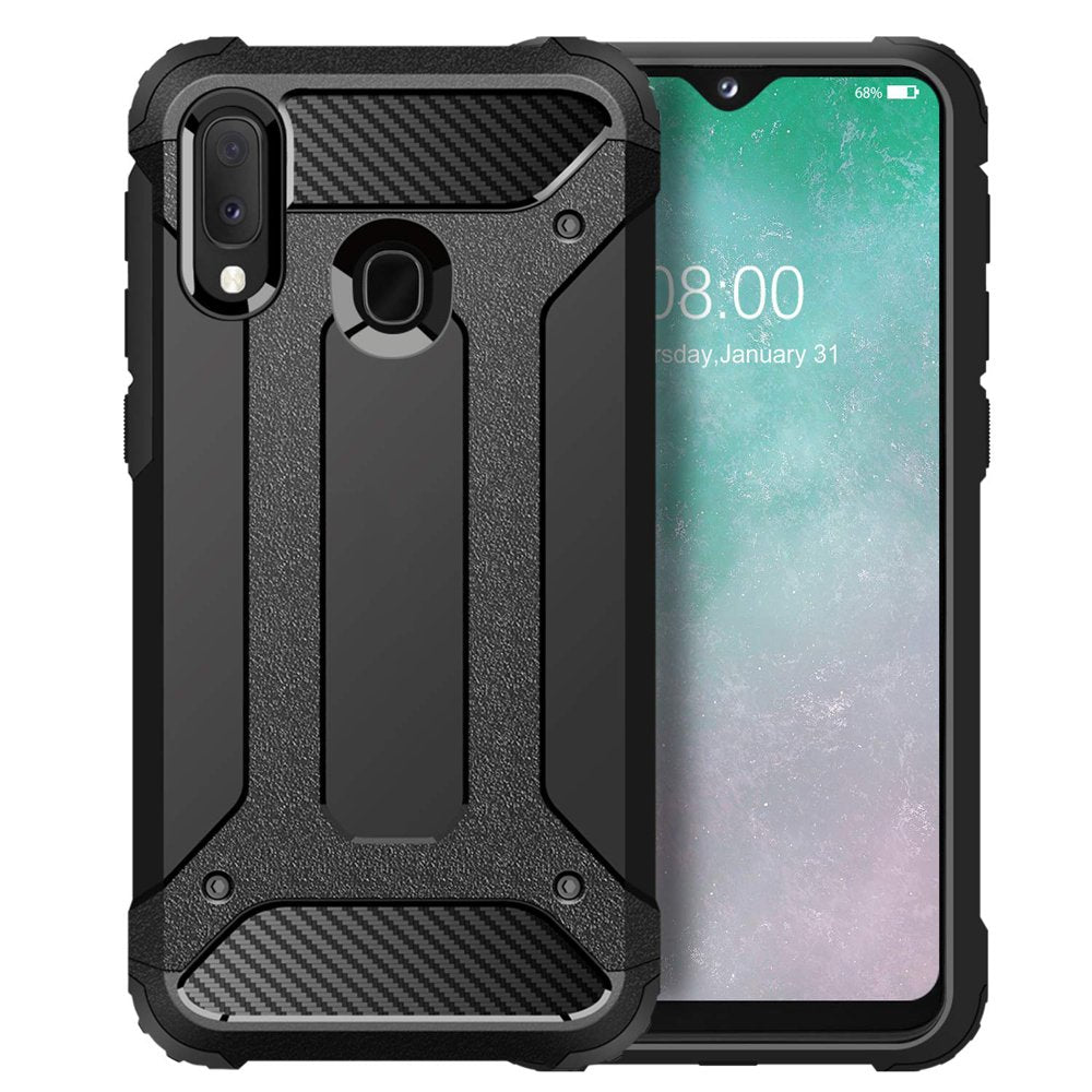 Capa Hybrid Armor Capa resistente e resistente para Samsung Galaxy A20e azul