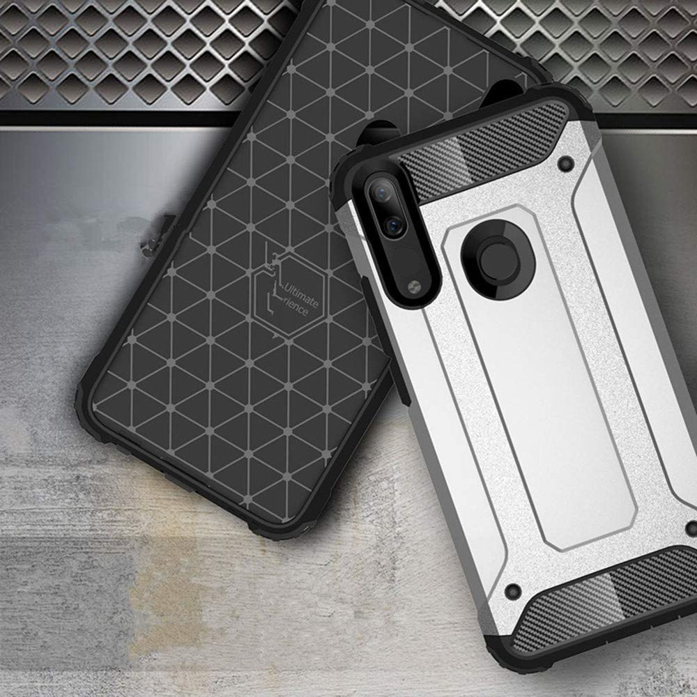 Capa Hybrid Armor Capa resistente e resistente para Huawei P Smart Z preta