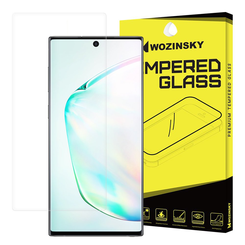 Filme protetor de tela 3D Wozinsky totalmente coberto para Samsung Galaxy Note 10