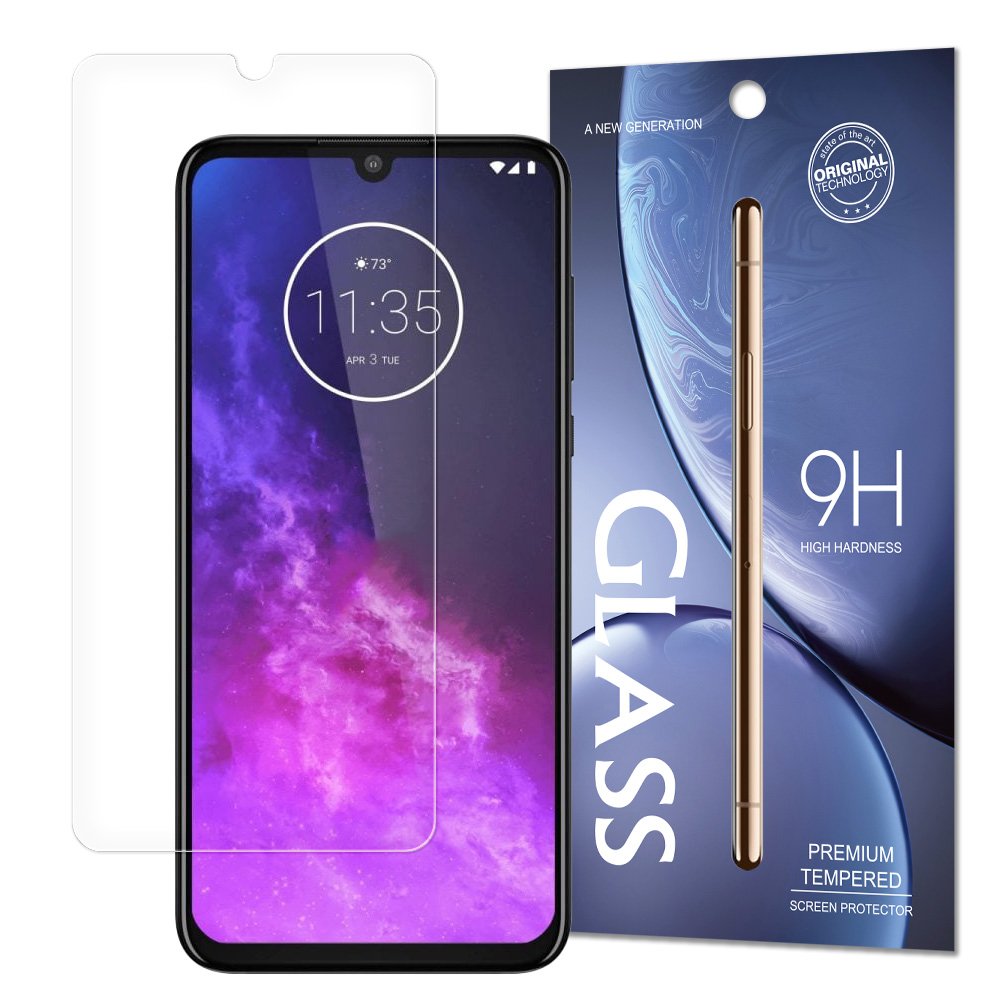 Protetor de tela de vidro temperado 9H para Motorola One Zoom