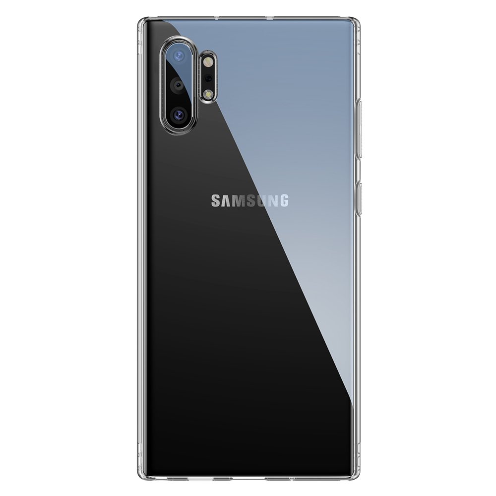 Baseus Simple Series Capa em gel transparente TPU para Samsung Galaxy Note 10 Plus transparente (ARSANOTE10P-02)