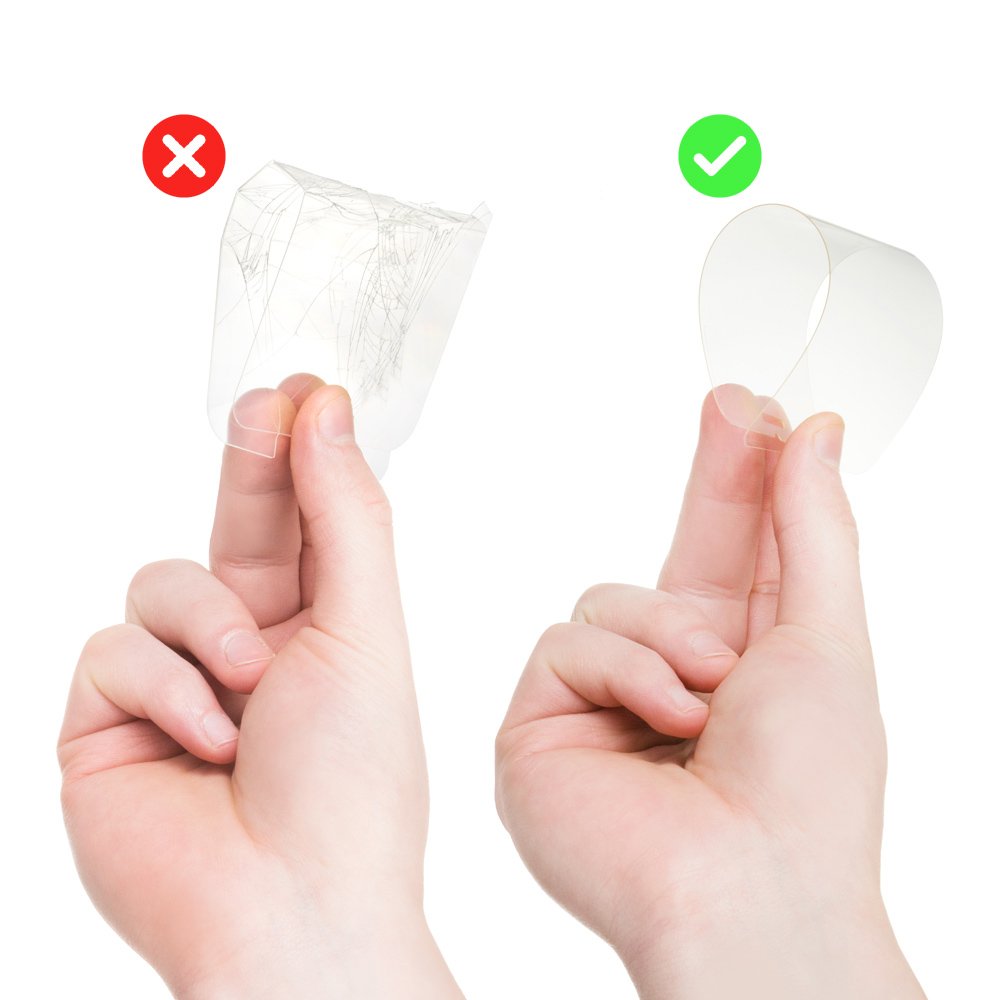 Protetor de tela híbrido de vidro Wozinsky Nano Flexi Glass temperado para Huawei P30 Lite