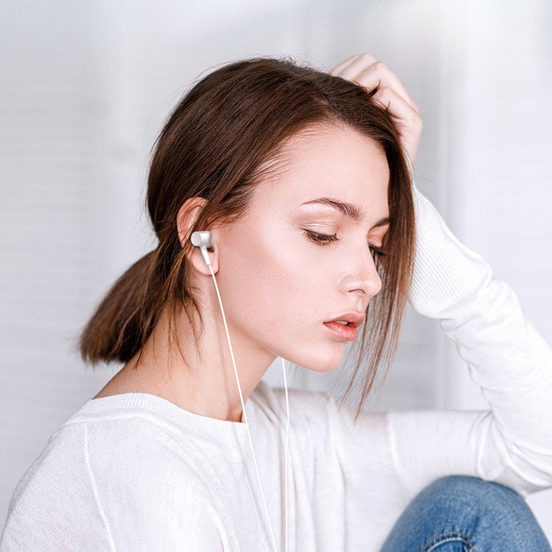 WK Design przewodowe Auriculares douszne ze złą czem USB Tipo-C Branco (Y12 branco)